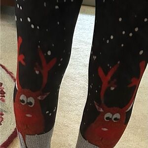 Festive Reindeer  Leggings
